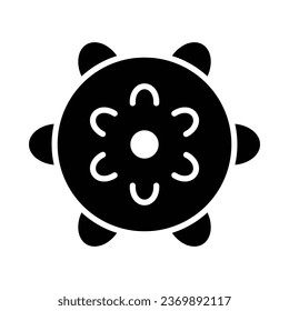 Massage Ball Vector Glyph Icon For Personal And Commercial Use.
