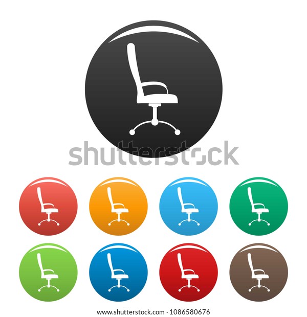 Massage Chair Icon Simple Illustration Massage Stock Vector