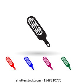 Massage comb multi color icon. Simple glyph, flat vector of beauty salon icons for ui and ux, website or mobile application