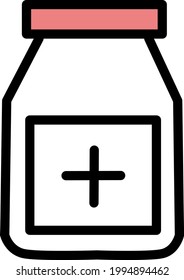 Massage cream, illustration, on a white background.