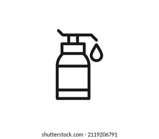 massage cream premium line icon. Simple high quality pictogram. Modern outline style icons. Stroke vector illustration on a white background. 