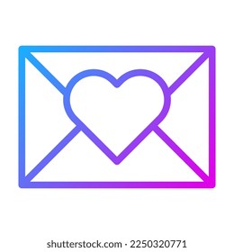 massage gradient purple valentine illustration vector and logo new year icon perfect. Icon sign from modern collection for web. Nice design perfect.