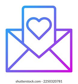 massage gradient purple valentine illustration vector and logo new year icon perfect. Icon sign from modern collection for web. Nice design perfect.