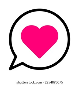massage icon duotone black pink style valentine illustration vector element and symbol perfect. Icon sign from modern collection for web. Nice design perfect.