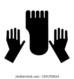 massage icon isolated sign symbol vector illustration - high quality black style vector icons
