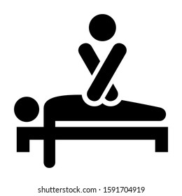 massage icon isolated sign symbol vector illustration - high quality black style vector icons
