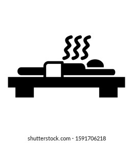 massage icon isolated sign symbol vector illustration - high quality black style vector icons
