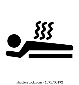 massage icon isolated sign symbol vector illustration - high quality black style vector icons
