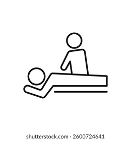 Massage icon isolated. simple vector icon on white background