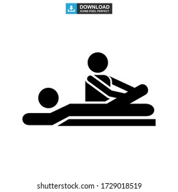 massage icon or logo isolated sign symbol vector illustration - high quality black style vector icons
 - Shutterstock ID 1729018519