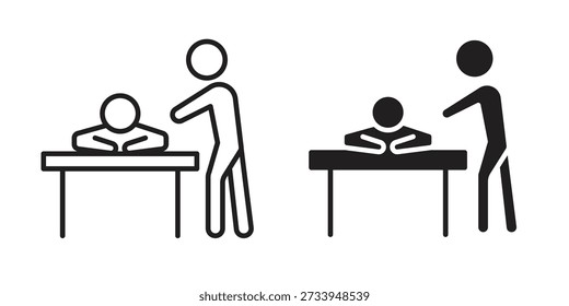 Massage icon outline vector Thin line. flat vector simple elements.