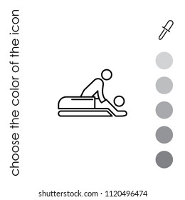 massage icon  vector