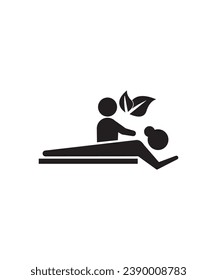 massage icon, vector best flat icon.