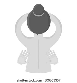 Massage icon of vector illustration for web and mobile