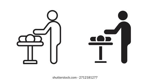 Ícone de massagem no vetor. Tipo de logotipo