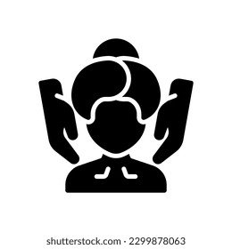 massage icon for your website design, logo, app, UI.