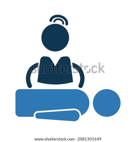 Massage Isolate Vector Icon Editable

