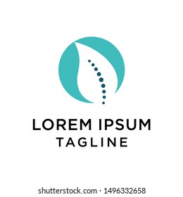 Massage Leaf Nature Logo Design