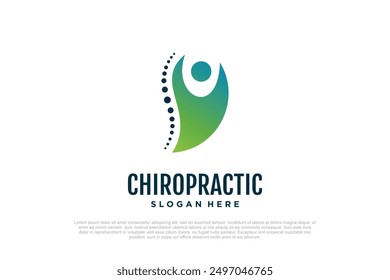 Massage logo design templates creative concept Premium Vector