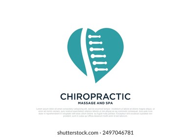 Massage logo design templates creative concept Premium Vector