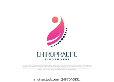 Massage logo design templates creative concept Premium Vector