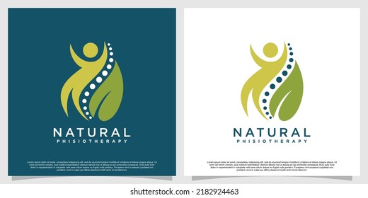 Massage logo design for massage theraphy health Premium Vector part 2