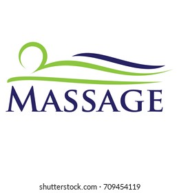 Massage Logo Vector Stock Vector (Royalty Free) 709454119 | Shutterstock