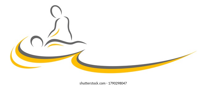 Massage logo in vector quality.