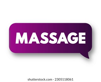Massage - Manipulation von Geweben mit der Hand oder ein Instrument zur Entspannung oder zu therapeutischen Zwecken, Hintergrund des Textkonzepts