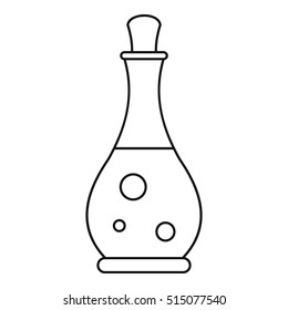 Massage oil icon. Outline illustration of massage oil vector icon for web design