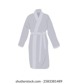 Massage Robe, Massage outfit flat vector illustration isolated