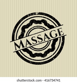 Massage rubber seal