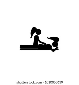 massage in the salon. Elements of beauty saloon icon. Premium quality graphic design. Signs, outline symbols collection icon for websites, web design, mobile app on white background