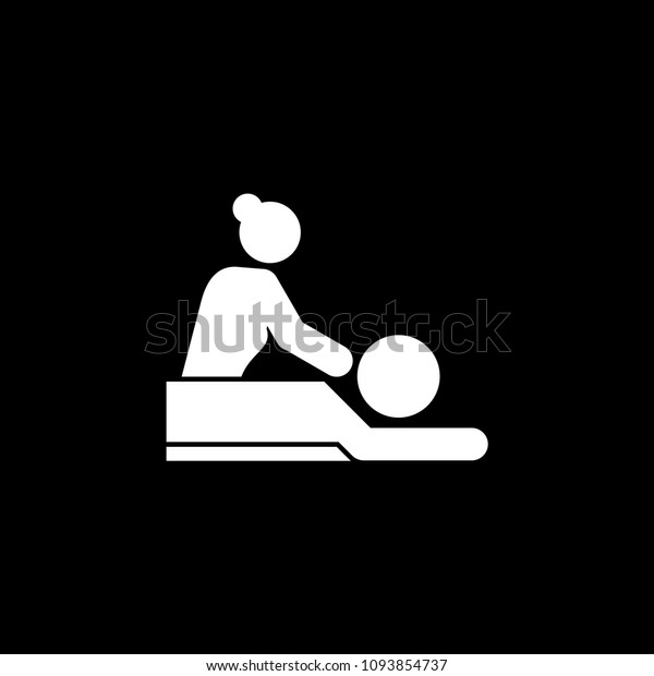 Massage Spa Body Treatment Vector Icon Stock Vector Royalty Free