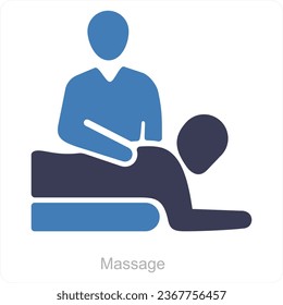 Massage and spa icon concept - Shutterstock ID 2367756457