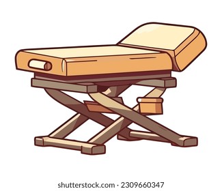 Massage table, Icon isolated on white background design