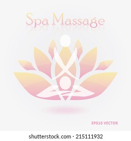 Massage therapist/Spa Massage logo