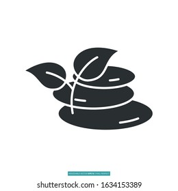 Massage Therapy icon vector illustration logo template for many purpose. Isolated on white background.