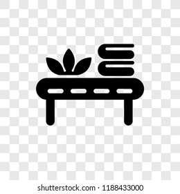 Massage vector icon isolated on transparent background, Massage transparency logo concept