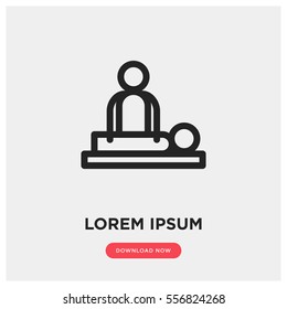 Massage vetor icon