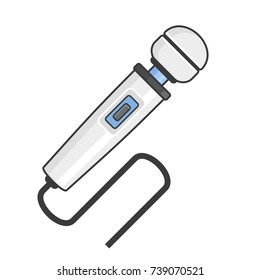 Massager Magic Wand Tool. Vector