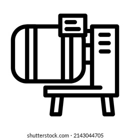 massagers equipment line icon vector. massagers equipment sign. isolated contour symbol black illustration
