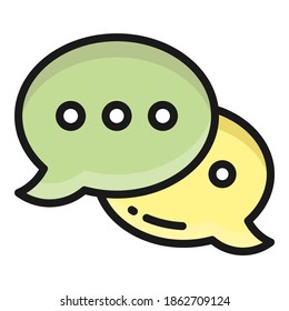 massages vector icon, school and education icon