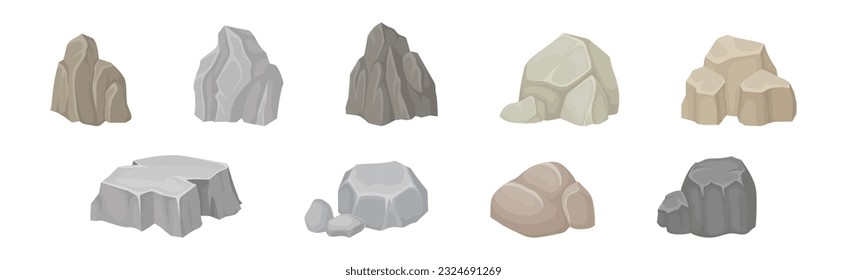 Massive Kugel als Rock Fragment Vectorset