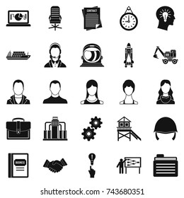 Massive Case Icons Set Simple Set Stock Vector (Royalty Free) 743680351 ...