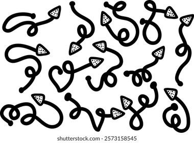 A massive collection of hand-drawn arrows to give you endless creative possibilities