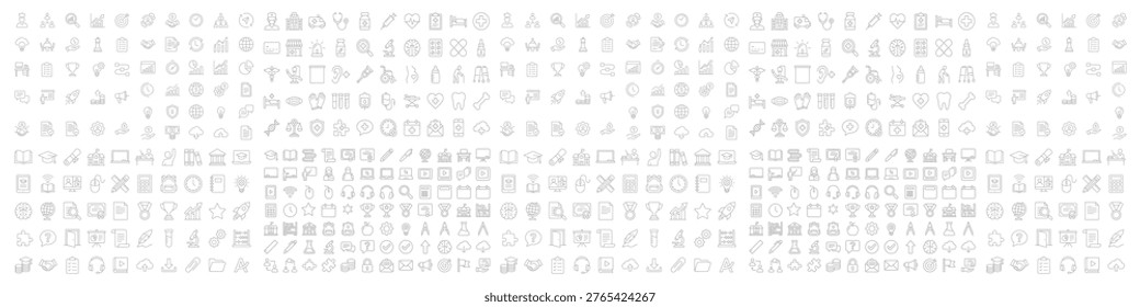 Massive mega collection of various business and lifestyle icons.