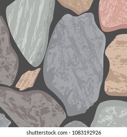 Massive Stone Texture Background in Greyish Jade Tones