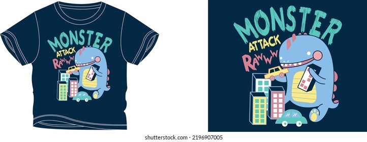 master attack rawww  t-shirt design background color is a dark blue and t-shirt color is a dark blue beautiful color and beautiful design