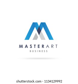 Master Business, MA Letter Logo, M Alphabet, M shape Logo, Business agency logo, Creative Business, Marketing firm logo, Financial Logotype design 